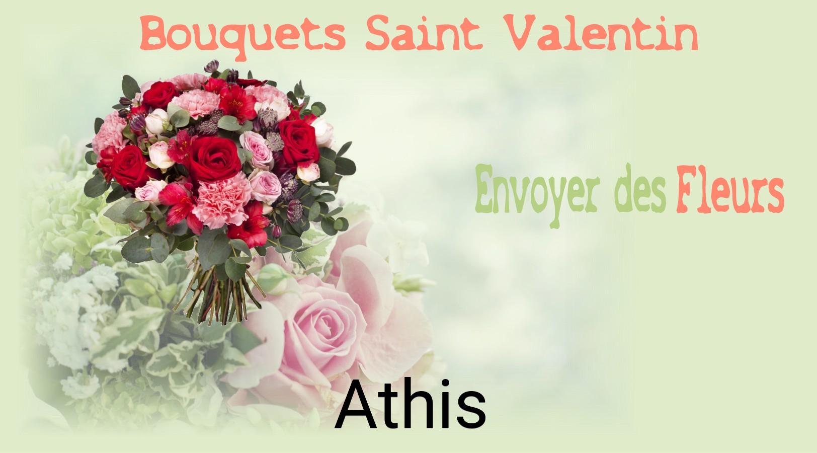 Roses de Saint-Valentin livrées à Athis